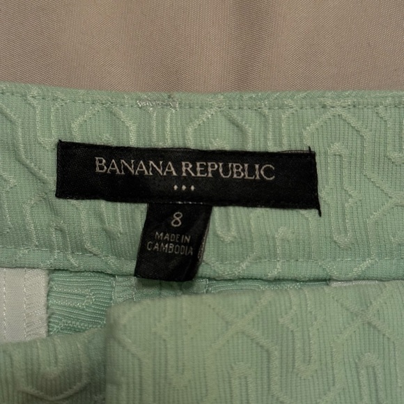 Banana Republic Light Green Women's Shorts Size 8 - Picture 7 of 7
